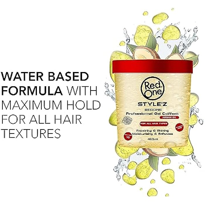 Redone Curl & Wavy Styling Gel | Adds Body and Shine to all Styles | Moisturizes and Maintains Healthy Hair | Strong, Weightless Hold | Ideal for any Hair Type and Color | Leaves No Residue 483ml - Image 3